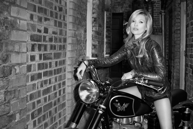 Kate Moss by Terry Richardson for Matchless, Fall 2013 Campaign