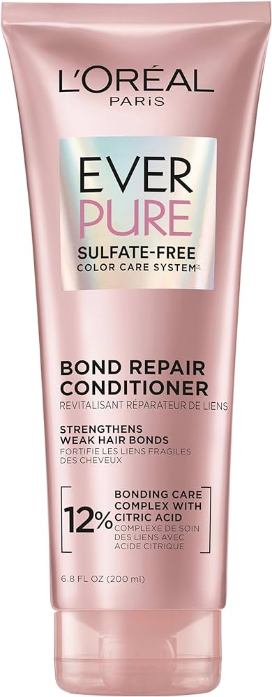 L'Oreal Paris EverPure Bonding Conditioner for Color Treated Hair, Strengthens and Repairs Weak Hair